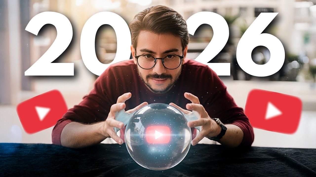 Victor Jangada ao lado do texto YouTube 2026 e de uma seta de crescimento